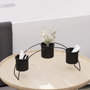 Aberto Design GED-012-A Accesorio Decorativo de Metal Negro